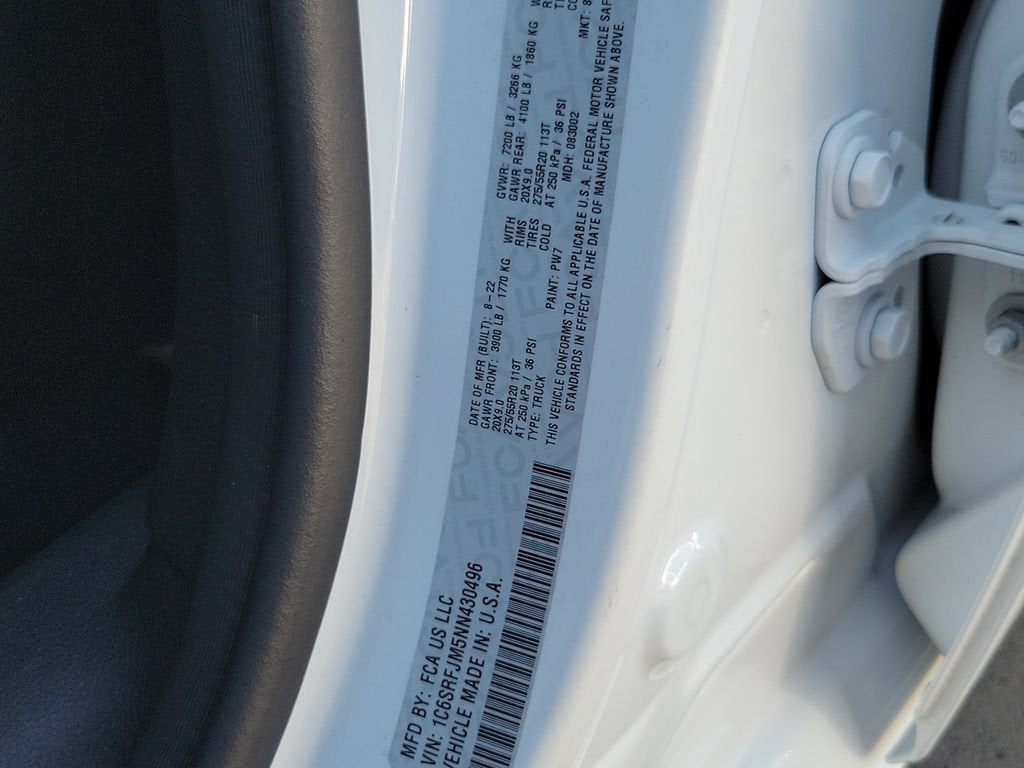 2022 RAM 1500 Laramie Crew Cab 4x4 5'7" Box