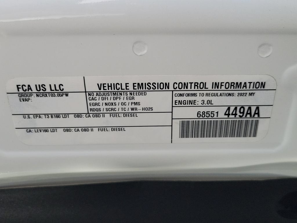 2022 RAM 1500 Laramie Crew Cab 4x4 5'7" Box
