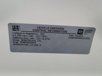 2022 Chevrolet Traverse LT Cloth
