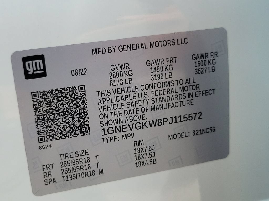 2023 Chevrolet Traverse LT Cloth