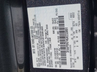 2016 Ford Fusion SE