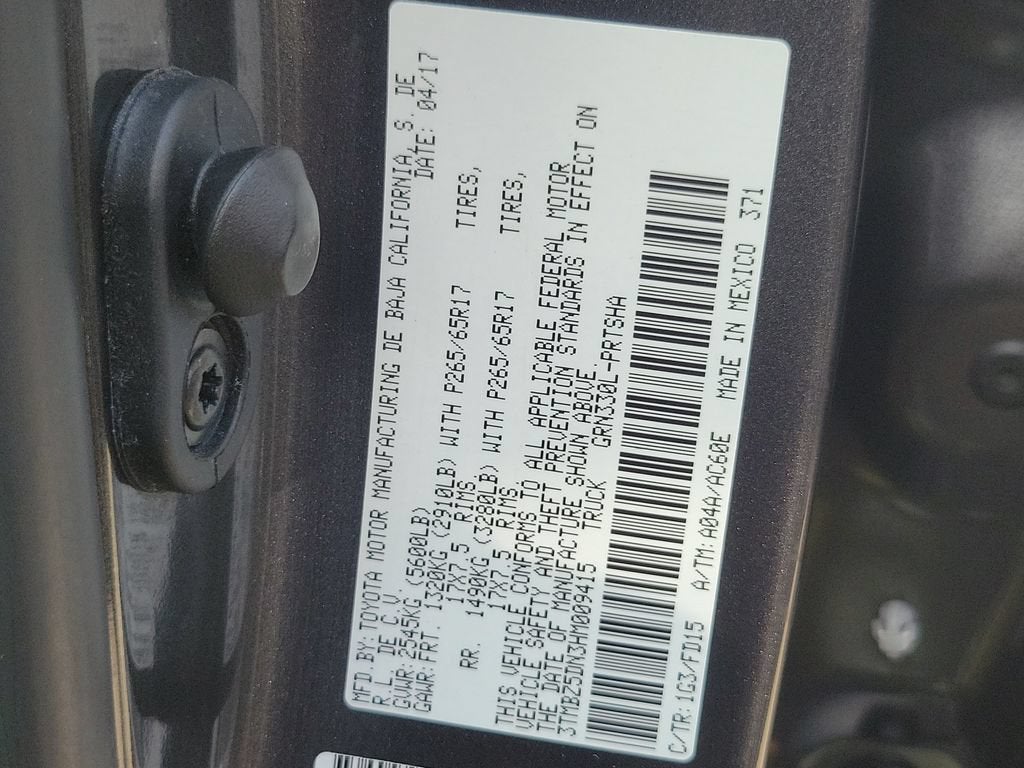 2017 Toyota Tacoma SR5