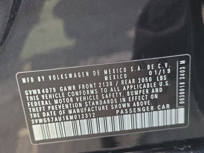 2019 Volkswagen Golf 1.4T S