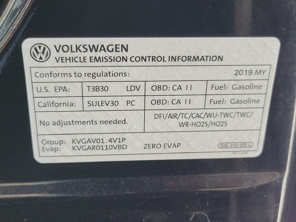 2019 Volkswagen Golf 1.4T S