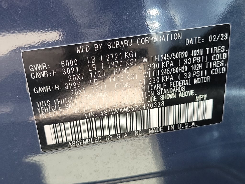 2023 Subaru Ascent Touring 7-Passenger