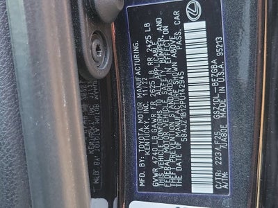 2023 Lexus ES 350 F SPORT Handling
