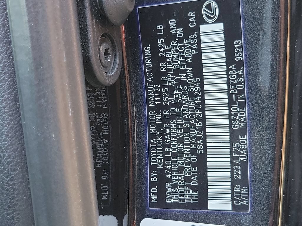 2023 Lexus ES 350 F SPORT Handling