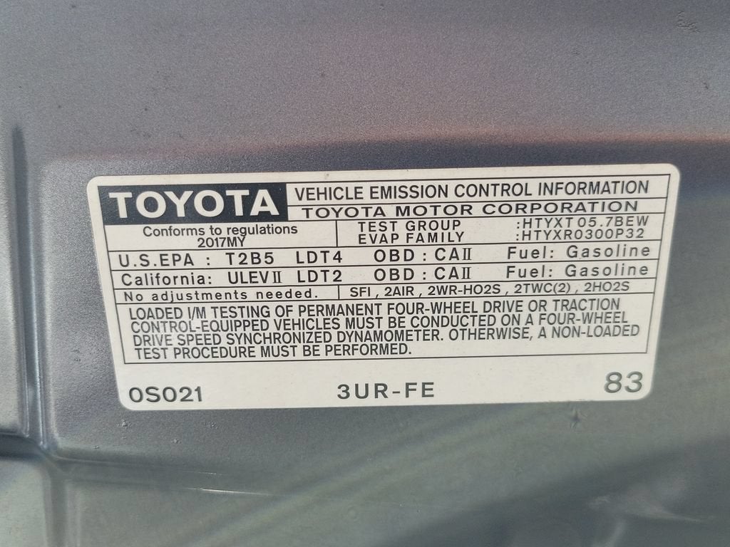 2017 Toyota Tundra SR5 5.7L V8