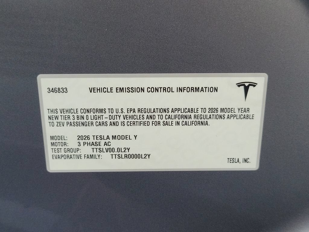 2026 Tesla Model Y Long Range Launch Series