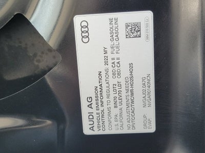 2022 Audi Q5 Premium 45 TFSI S line quattro S tronic