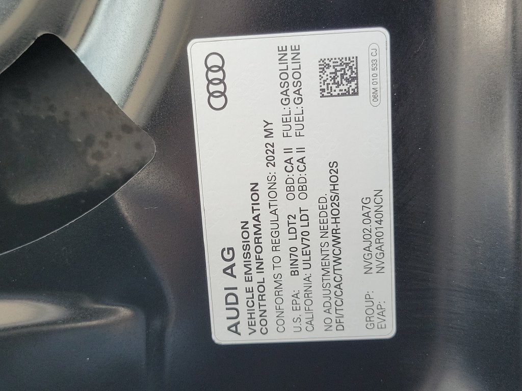 2022 Audi Q5 Premium 45 TFSI S line quattro S tronic