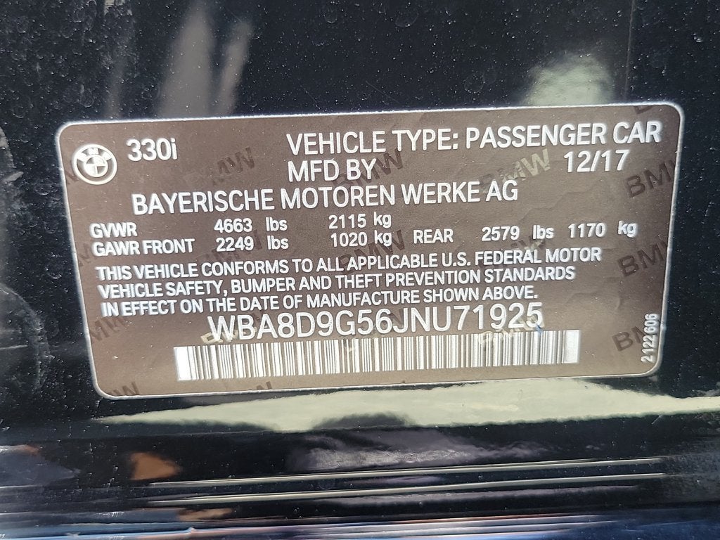 2018 BMW 330i xDrive