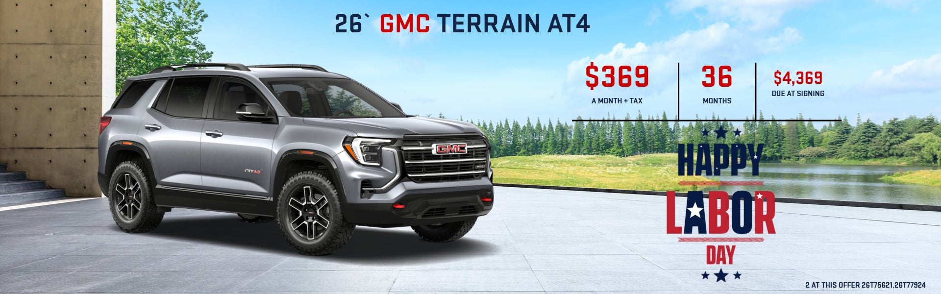 GMC TERRAIN OFFER
