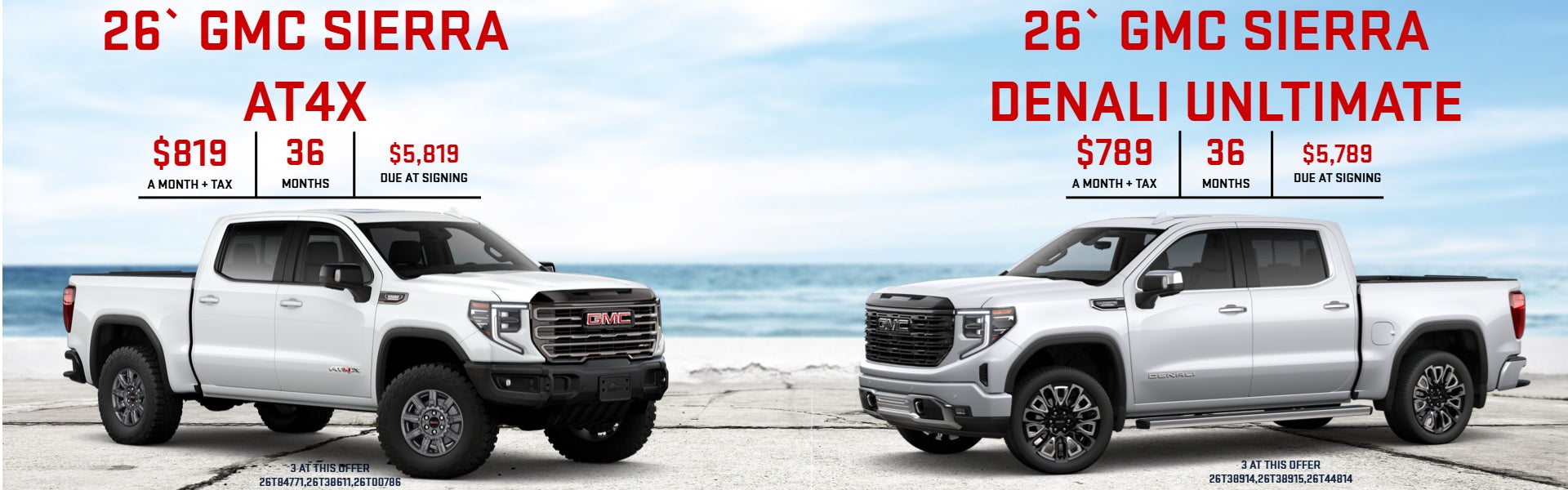 SIERRA 1500 LEASE OFFERS