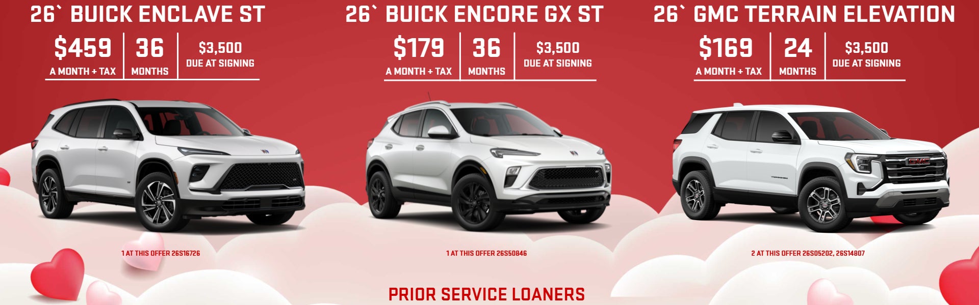 SWERVICE LOANER LEASE OFFERS