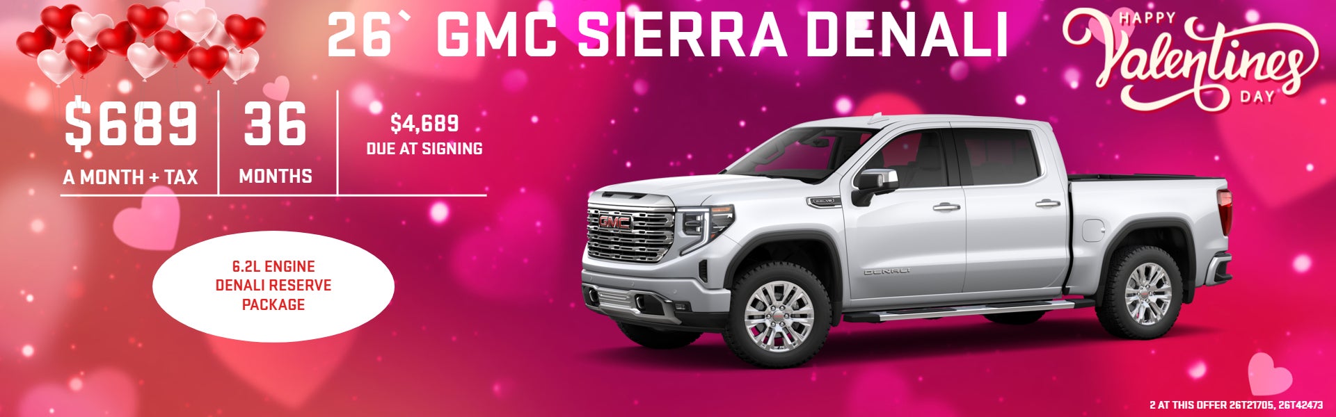 SIERRA DENALI LEASE OFFER
