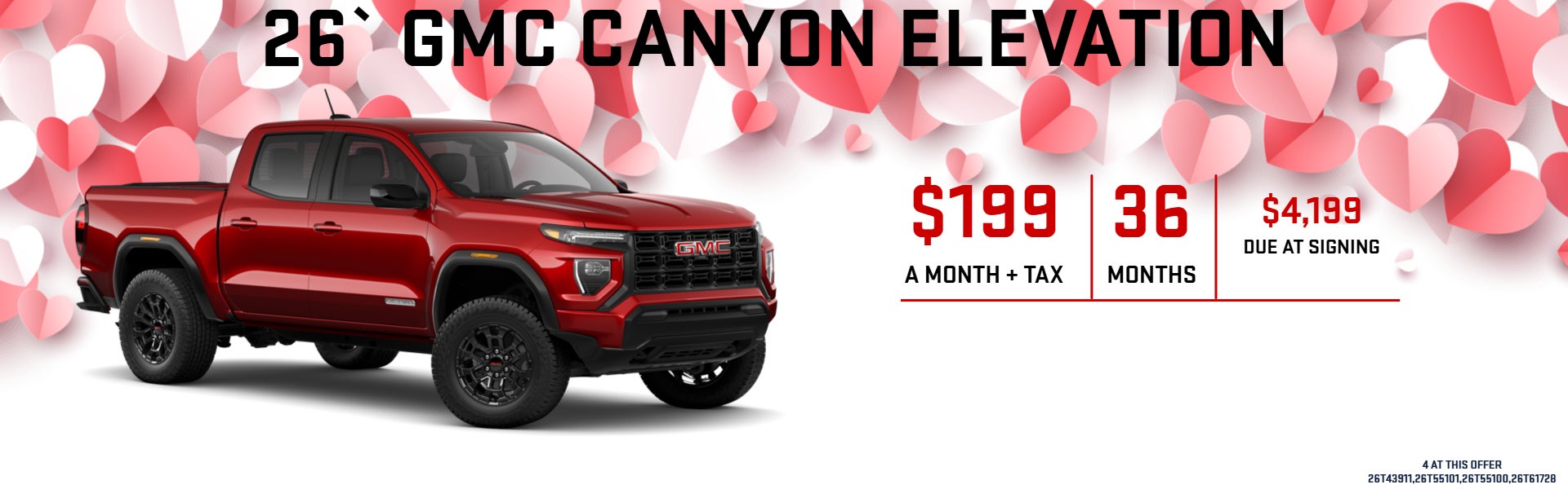 CANYON LEASE OFFER