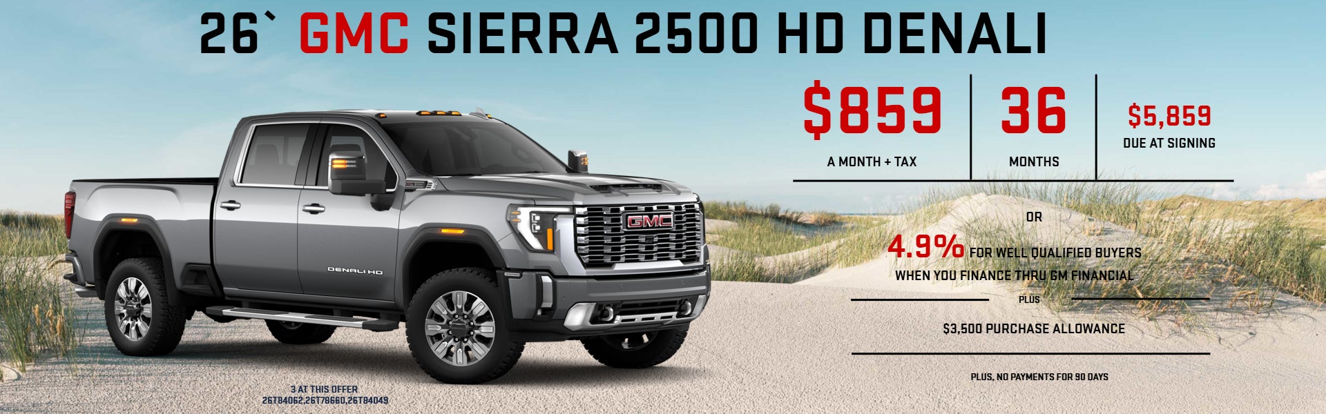 SIERRA DENALI H2500HD OFFER