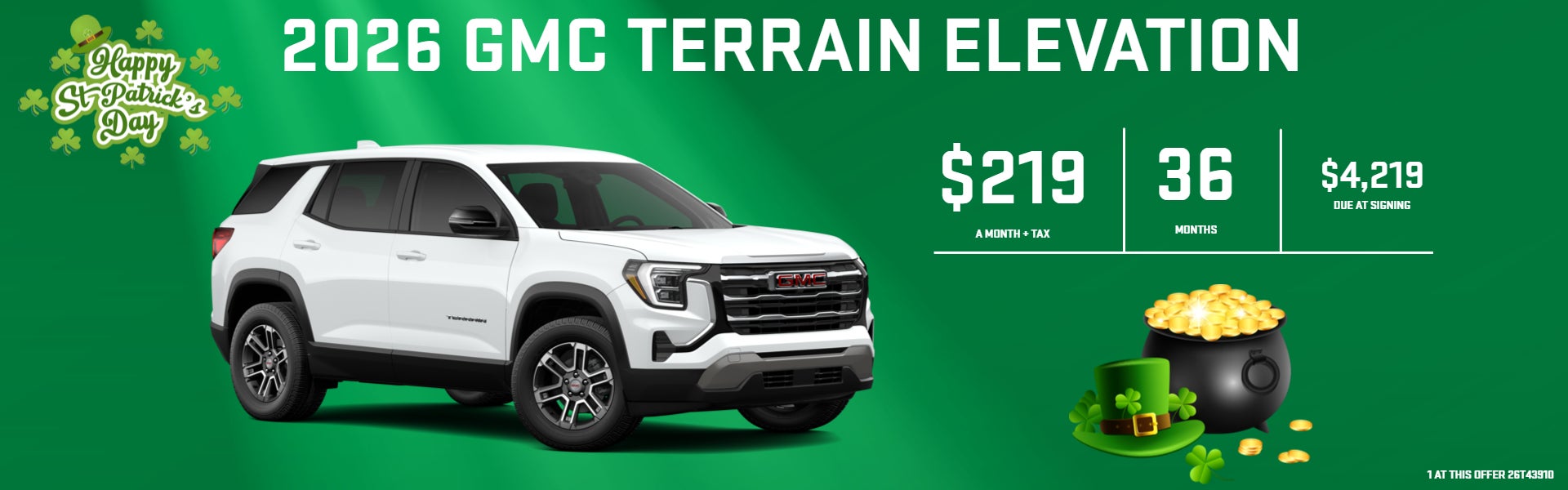 GMC TERRAIN OFFER