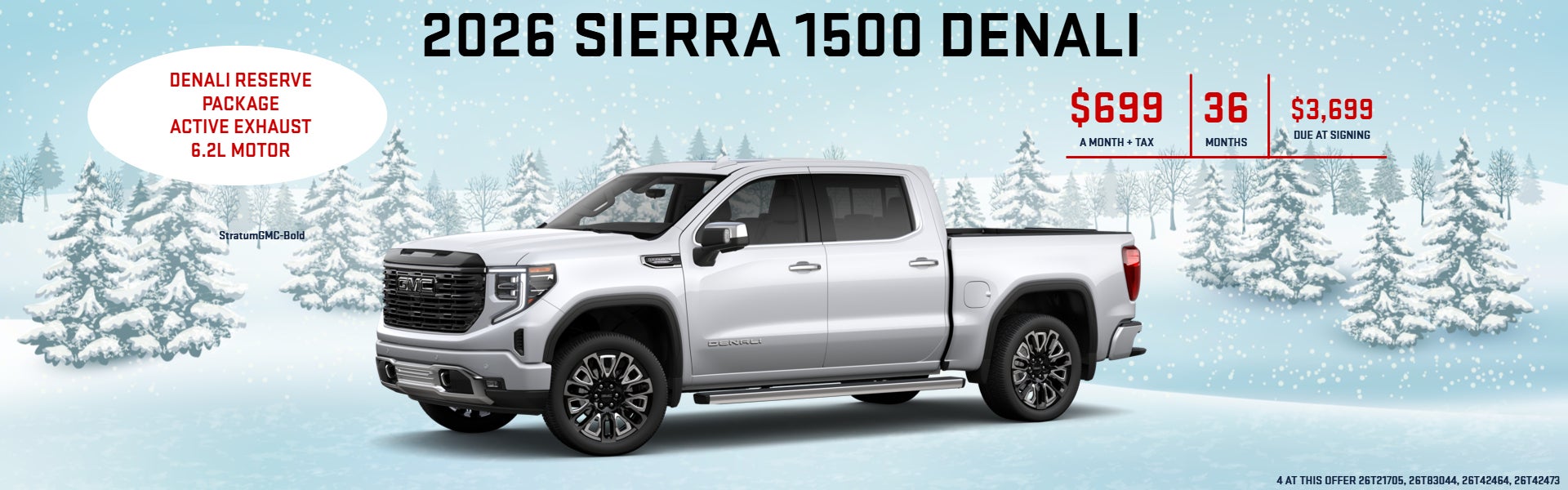 GMC Sierra Denali Lease Special