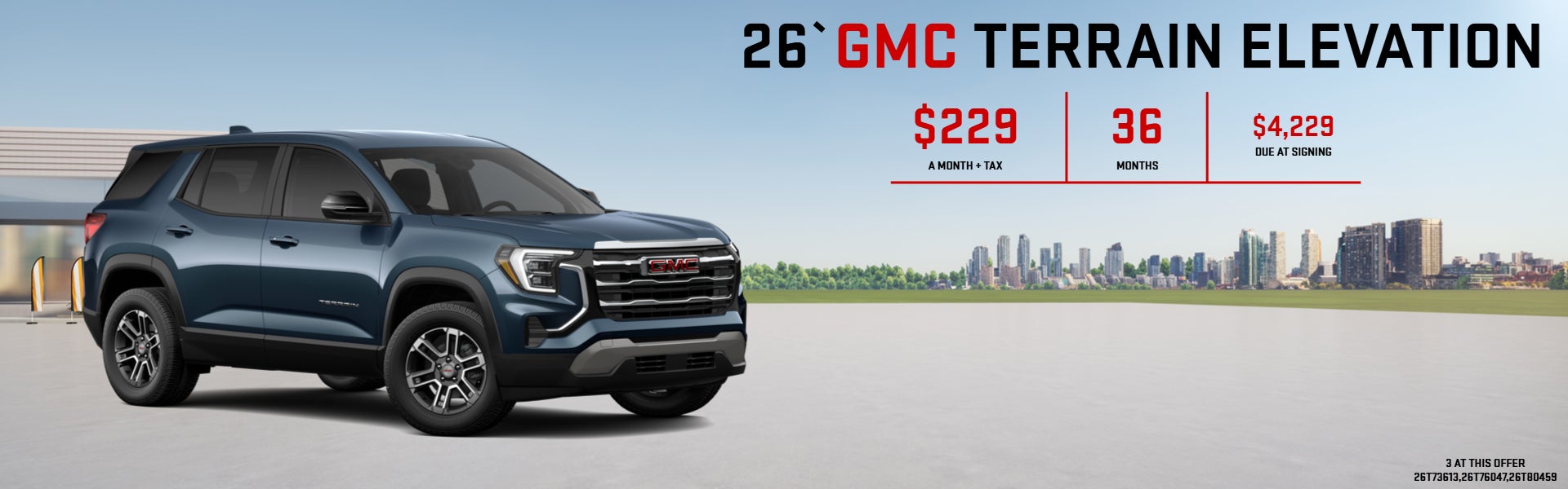 GMC TERRAIN LEASE OFFER
