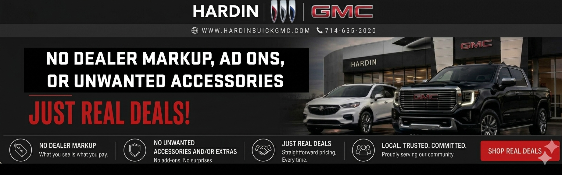 NO MARKUP OR AD ONS SILDE