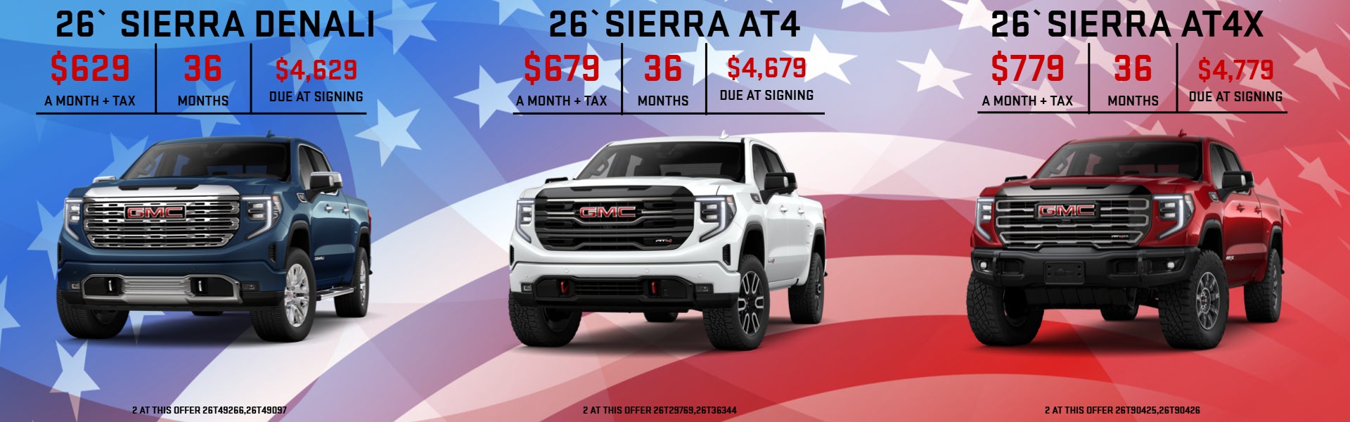 sierra lease offer