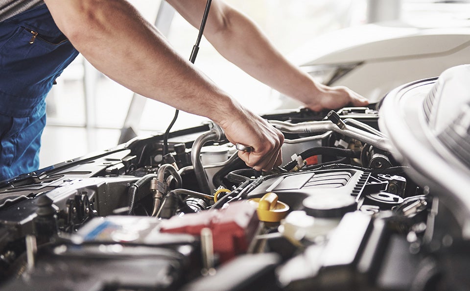 Service technician working on a car - Hardin Buick GMC in Anaheim CA